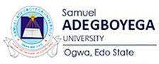 Samuel Adegboyega University Open Jobs